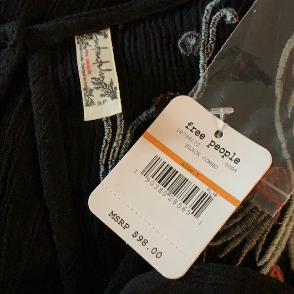 Free People Adelaide Festival Dress Black S NWT - Picture 6 of 8